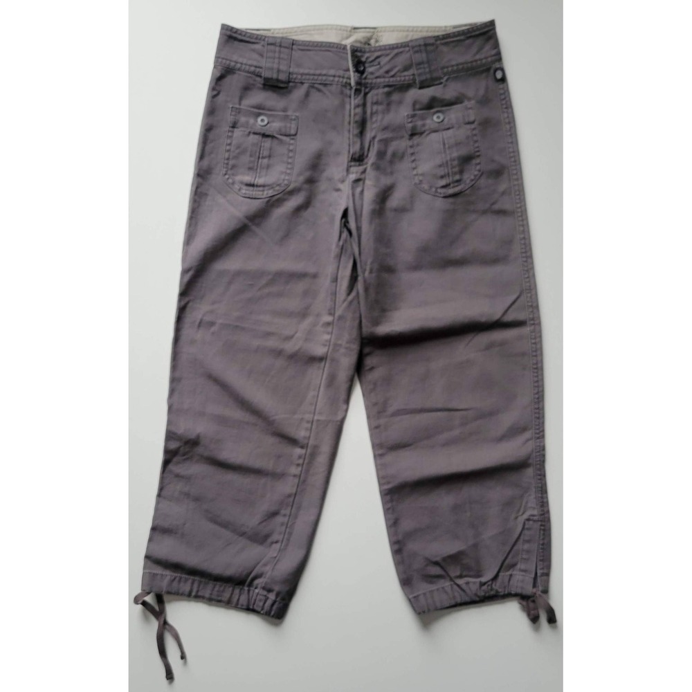 The North Face Women's Slate Gray Capri Pants with Drawstring Hems